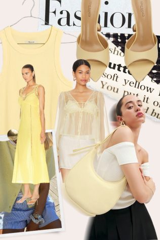 butter yellow fashion pieces