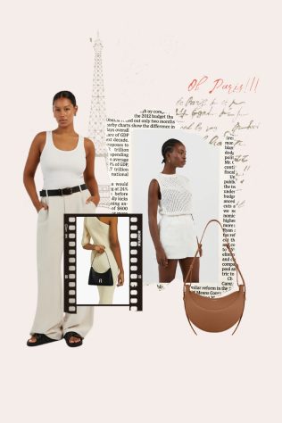 fashion pieces, on Paris magazine clippings